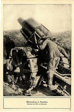 Deutsche M&ouml;rserstellung in Rum&auml;nien c.1917