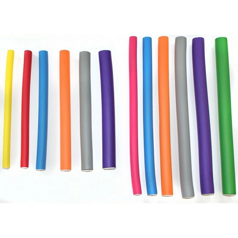 HAIRTOOLS SHORT OR LONG BENDY ROLLERS ALL COLOURS ALL SIZES - FREE P&P