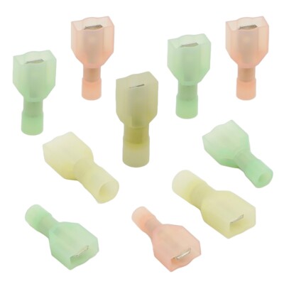 Abzweigverbinder Flachstecker Vollisoliert 6,3 mm Auto KFZ Kabel 10 - 100 Stk