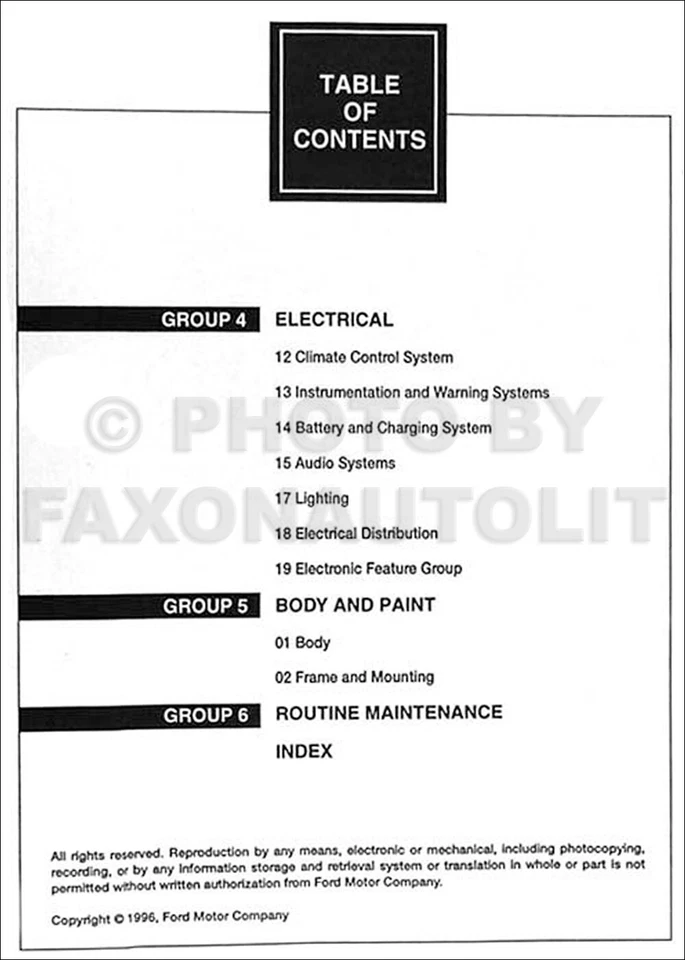 1997 Explorador Alpinista Tienda Manual Juego Ford Mercury Reparación Servicio - Imagen 3 de 3