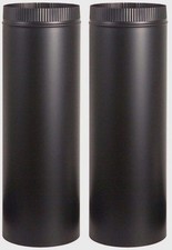 2~IMPERIAL BM0112 7 Dia. x 24 Long BLACK STOV...