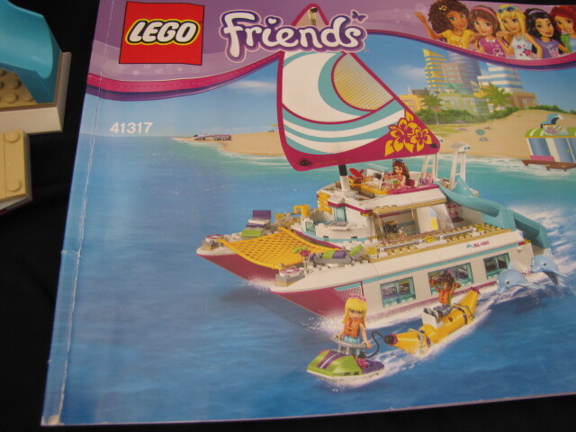 Lego Friends Sunshine Catamaran (41317) with instruction book