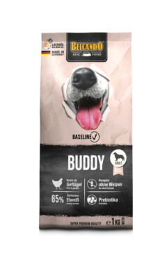 BELCANDO Baseline Buddy 1 kg Hundefutter Trockenfutter Adult Hund Futter  