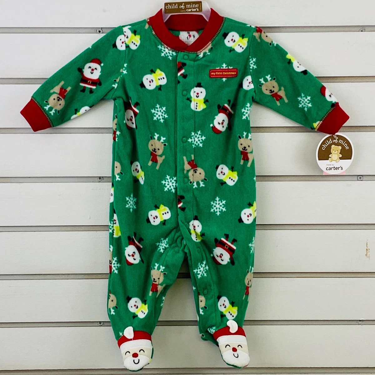 Green sales footed pajamas