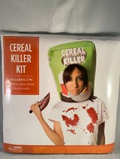 Suit Yourself Adult Standard Cereal Killer Kit Pun Funny Costume NIP