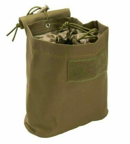 VISM Folding Dump Pouch MOLLE Rifle Magazine Recovery Pouch Tactical Hunt TAN - Bild 1 von 3