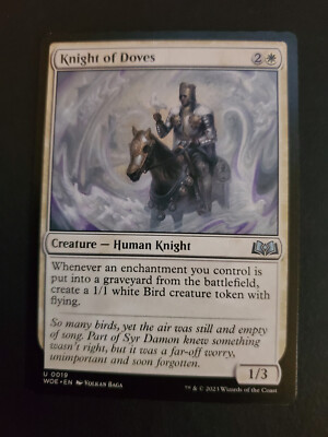 Knight of Doves (Regular) wilds of eldraine MTG - NM+