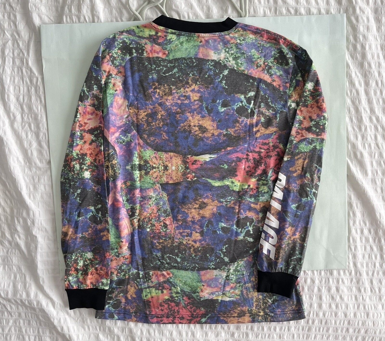 Palace Galaxy Long Sleeve Shirt Sz M 100 % Authentic 