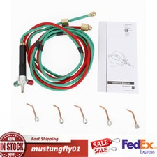 Jewelry Jewelers Mini Welding Soldering Oxygen Torch Little Smith Gas w/ 5 tips