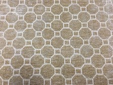 Kravet Beige Chenille Geometric Hexagons Upholstery Fabric 6.75 yds 31686-616