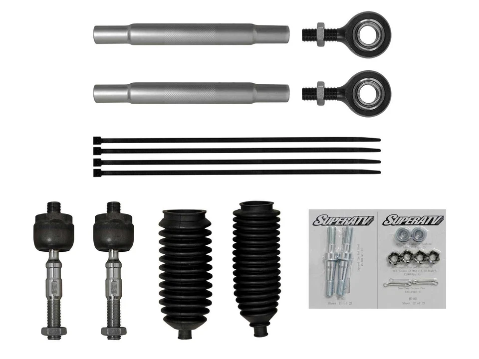 Kit completo de varilla de amarre SuperATV de alta resistencia para Polaris RZR S 900 / 4 900 (2015-20) Foto 2 de 4