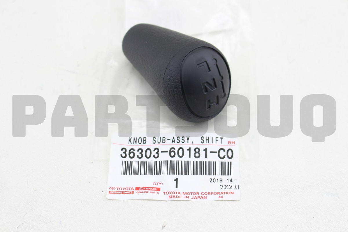 3630360181C0 Genuine Toyota KNOB SUB-ASSY, SHIFT LEVER 36303