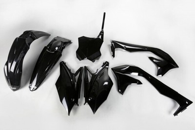 Kit Carénage Complet UFO PLAST Noir Pour Kawasaki KXF 450 2018 - Ensemble De Pièces De Carrosserie Motocross - 8