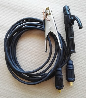 NEU Schweißzange Schweißkabel Elektrodenzang Massekabel 1x16mm2 3m 200A 50 13mm
