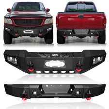 Vijay New Steel Frontrear Bumper Fits 1997-2004 Ford F-150 Wled Lights Vijay New Steel Frontrear Bumper Fits 1997-2004 Ford F-150 Wled Lights