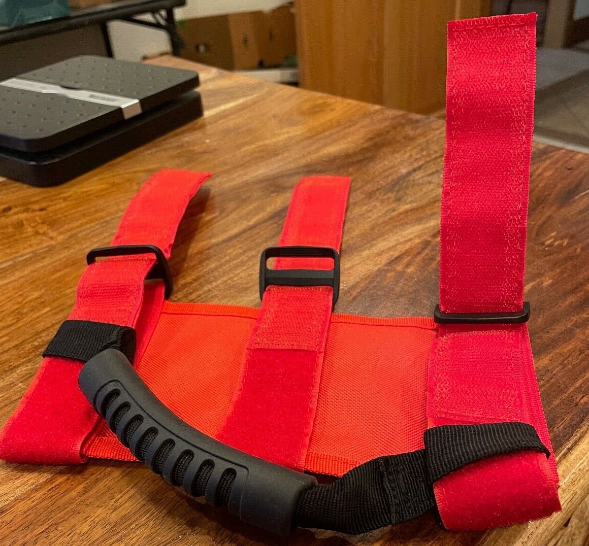 Moveland 2 Pack Grab Handle Set Compatible with Jeep Wrangler TJ YJ JK 87-22 red