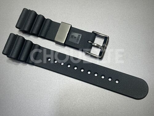 Seiko DFL3EB 22mm schwarz Urethan Uhrenarmband Band für SBBN011, SBBN013, SBDX011 - Bild 3 von 12