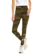 Johnny Was Mei Leggings Cotton Floral Pant Embroidery Molly Camo Pants Beige NEW