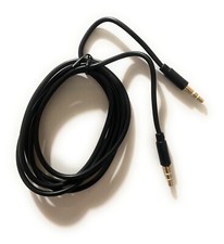 Black Color 3.5mm Stereo 3ft Male to Male Mini Jack Port Audio Aux Cable Cord
