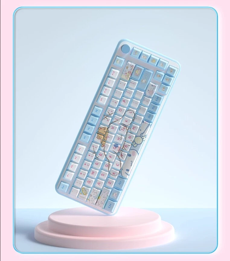 Cinnamoroll PBT 138/158 Keys Keycaps Key Caps For Cherry Mechanical Keyboard  - Image 2 of 4