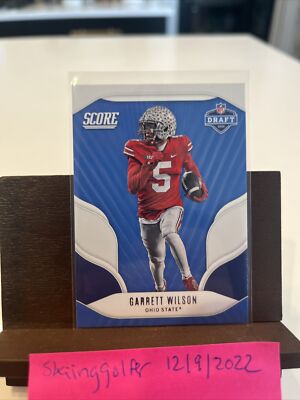 Garrett Wilson Rookie Card 2022 Panini Score Draft New York Jets ...