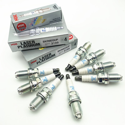 4x NGK Zündkerzen Zündkerze BKR6EQUP 3199 Für BM W 3-ER E46 316-i 318-i M43 N42
