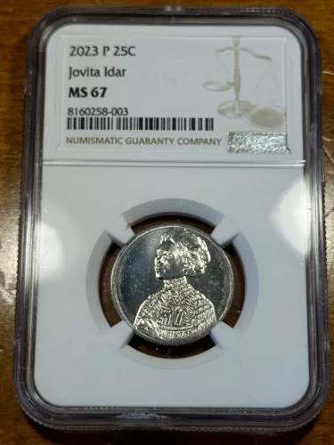 2023 P Jovita Idar Quarter NGC MS67 25c