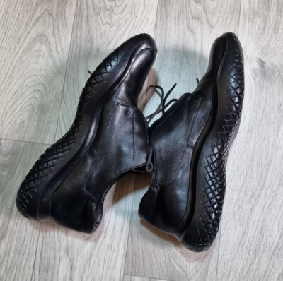 Prada Shoes Women's Vintage Chunky Derby Black Leather AW99 Prada Shoes Women's Vintage Chunky Derby Black Leather AW99