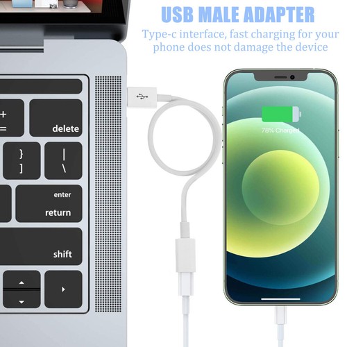 3 Pcs USB Adapter Extender Extension Cables Charging Birthday Gift - 第 9/12 張圖片