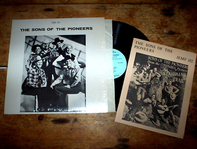 THE SONS OF THE PIONEERS john edwards foundation ORIG '73 VINYL LP w/ booklet NM