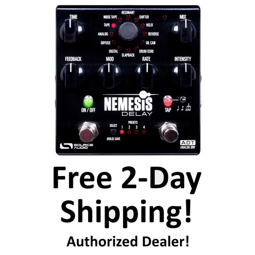 New Source Audio SA260A Nemesis Delay ADT One Series Guitar Effects Pedal