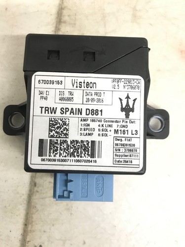 Maserati Levante 2017-2022 Power steering control module P/N 670039153 Photo - $50