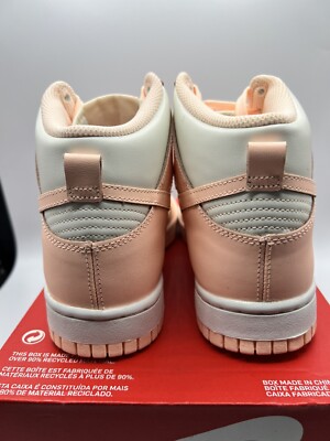 Nike Dunk High Sail Crimson Tint Pink Panda Women Size 7.5