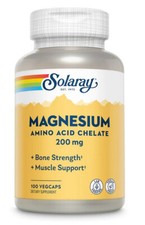 SOLARAY Magnesium 200 mg - 100 VegCaps