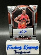 CHRISTIAN KOLOKO~2022 PRIZM BASKETBALL ROOKIE *SIGNATURES* ~RAPTORS cc