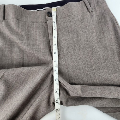 Banana Republic Contoured Fit Dress Pant Career Women 8 Gray High Waist Trouser - Picture 9 of 10