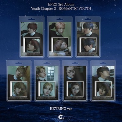 EPEX [YOUTH CHAPTER 3:ROMANTIC YOUTH] 3rd Album KEY RING Ver/QR+Chain+Photo Card