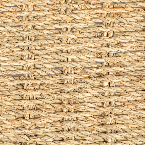 Woven Seagrass Scalloped Rectangular Trays, Set of 2, Natural - Picture 5 of 12