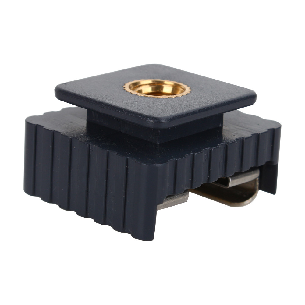 °1/4in Thread Hot Shoe Adapter Mount Converter Rig For Camera Flash Holder