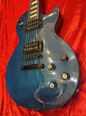 Gibson Les Paul Studio Lite Blue 1994 Used Ebony Fretboard Custom Electronics