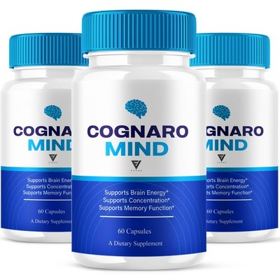 (3 Pack) Cognaro Mind Advanced Brain Support, CognaroMind Pills (180 Capsules)
