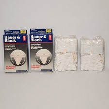 Bauer White Vintage Mens Jockstrap Large Adult Athletic Supporter lot of 2 1991