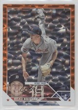 2023 Topps Series 1 Orange Foil 10/299 Beau Brieske #184 03uh