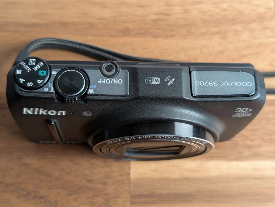 N MINT Nikon COOLPIX S9700 16.0MP 30x Zoom Compact Digital Camera Japan Black - Image 3 of 4