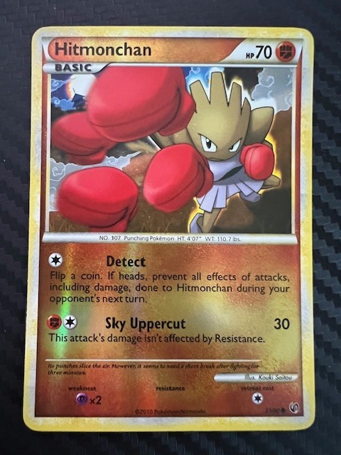 Pokémon TCG Undaunted Hitmonchan Reverse Holo 51/90 LP