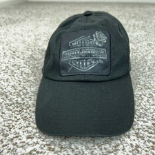 Cappello Harley Davidson berretto cinturino schiena donna taglia unica nero coda di cavallo toppa motociclista