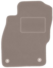 Fahrermatte Fußmatten Automatten Velours Beige für Opel Adam 2012-