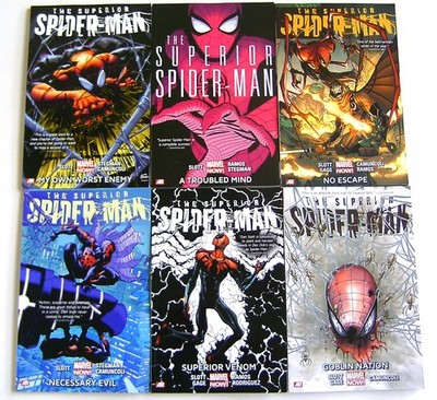 US - THE SUPERIOR SPIDER-MAN - TPB 1 2 3 4 5 6 complete = # 1-31 (of 1-33) 2013
