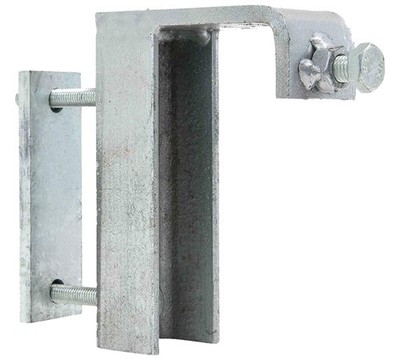 Shipping Container Channel Base Rail Clamp Galvanized ISO Fit 7700 lb WLL