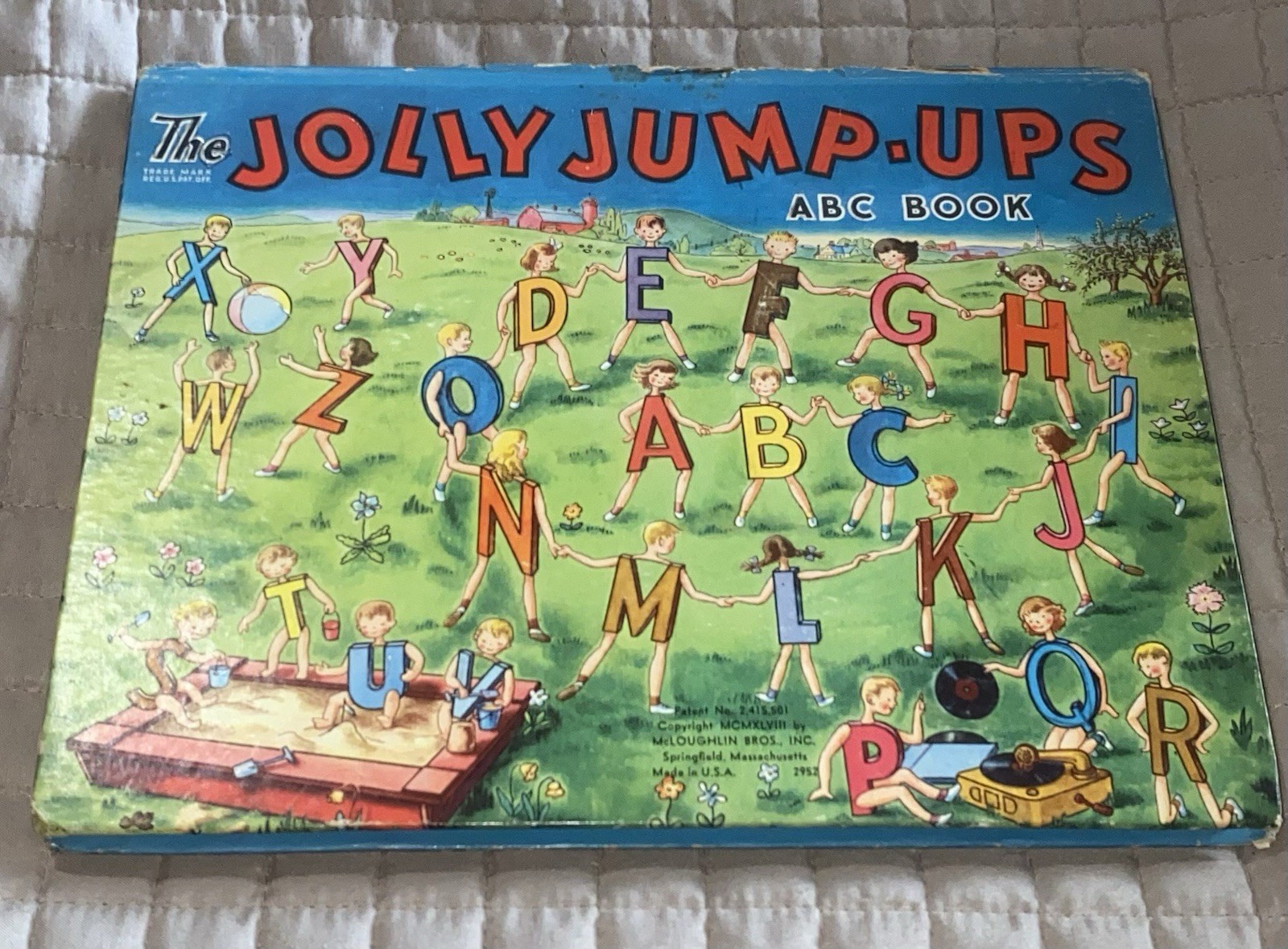 1948 The Jolly Jump-Ups Pop Up Book-ABC Book